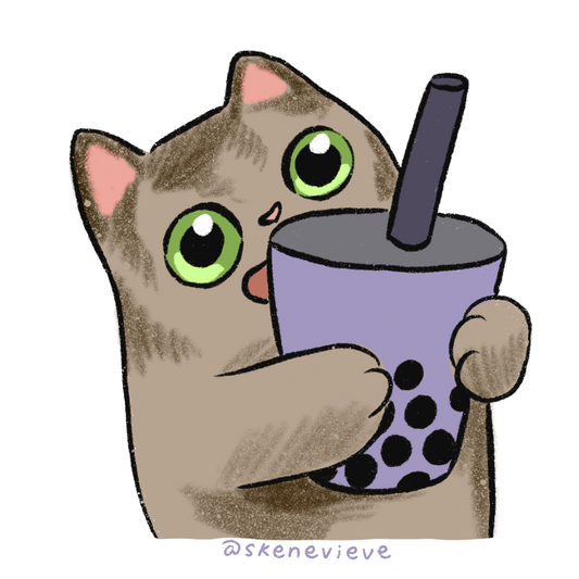 bobacat sticker